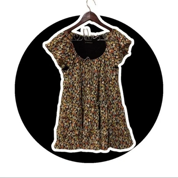 UO Bea Floral Mini Dress - Picture 2 of 3